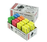 Stabilo BOSS ORIGINAL - Evidenziatore - Big BOSS Pack - 48 evidenziatori - 5 Colori assortiti