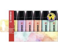 Evidenziatore - STABILO BOSS MINI Pastellove - Astuccio da 6 - Colori assortiti