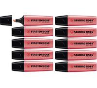 Stabilo BOSS ORIGINAL - Evidenziatore - Confezione da 10 - Rosso