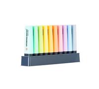 STABILO BOSS ORIGINAL Pastel - Evidenziatore - Desk-Set - Edizione 100% PASTEL - 10 evidenziatori