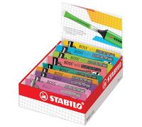 Stabilo BOSS ORIGINAL Refill - Ricarica per Evidenziatore - Confezione da 20 in 9 colori assortiti