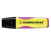 STABILO BOSS SPLASH - Evidenziatore a punta singola, colore: Giallo