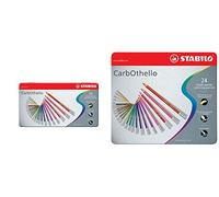 Stabilo Carb0thello Carboncino - tratto 4,40mm - scatola in metallo - Stabilo - Astuccio 24 colori Quantita min. 1