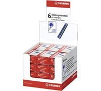 Stabilo Refill - Cartuccia per Penna Roller/Stilografica - 24 x Pack da 6 - Blu
