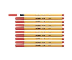 Stabilo CF10 FINELINER POINT 88 ROSSO
