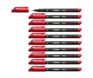 Stabilo CF10STABILO OHPEN SPERFINE ROSSO