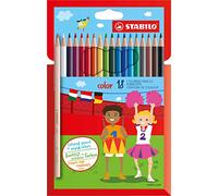 Pastelli colorati Stabilo Color - mina 2,5 mm - Stabilo - astuccio 18 pezzi