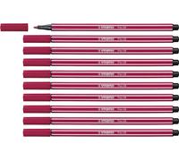 Stabilo Confezione 10 Stabilo Pen 68 Rosso Scuro 68/50