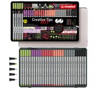 STABILO Creative Tips Fineliner Set ARTY point 88/Flamaster Pen 68