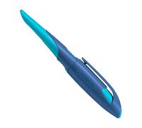 STABILO EASYbirdy - Penna Stilografica Ergonomica - Blu/Azzurro - per Mancini - Punta Standard - Cartuccia Blu inclusa