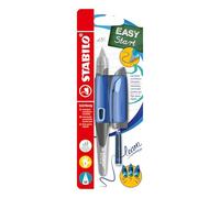 Stabilo EASYbirdy - Penna Stilografica Ergonomica - Blu Pastello/Azzurro - per Destrimani - Punta Standard - Cartuccia Blu inclusa