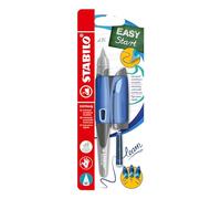 Stabilo EASYbirdy - Penna Stilografica Ergonomica - Blu Pastello/Azzurro - per Destrimani - Punta Standard - Cartuccia Blu inclusa