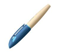 Stabilo EASYbirdy Timber - Penna Stilografica Ergonomica - Blu - per Destrimani - Punta Principiante - Cartuccia Blu inclusa