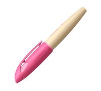 Stabilo EASYbirdy Timber - Penna Stilografica Ergonomica - Rosa - per Destrimani - Punta Principiante - Cartuccia Blu inclusa