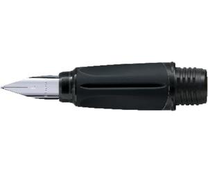 STABILO EASYbuddy - Impugnatura per Penna Stilografica Ergonomica per Bambini - in Nero/Lime - Punta Mancini