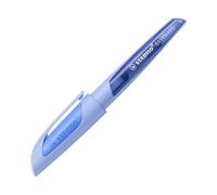 STABILO EASYbuddy - Penna Stilografica Ergonomica per Bambini - Azzurro Nuvola - Punta Mancini - Cartuccia Blu inclusa
