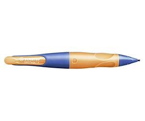 Stabilo EASYergo 1.4 - Matita a scatto Ergonomica - Blu/Arancione per Mancini - con 3 mine 1.4 mm gradazione HB