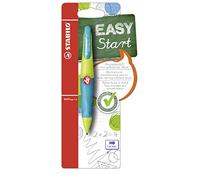 Stabilo EASYergo 1.4 - Matita a scatto Ergonomica - Lime/Azzurro per Destrimani - con 3 mine 1.4 mm gradazione HB