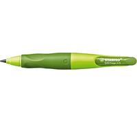 Stabilo EASYergo 3.15 - Matita a scatto Ergonomica - Verde Chiaro/Scuro per Destrimani - con mina 3.15 mm gradazione HB e temperino