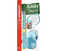 Stabilo EASYgraph S - School Set - Azzurro - per Mancini - con Gomma + Temperino