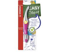 Stabilo EASYoriginal Metallic - Penna Roller Ergonomica - per Mancini - Rosa Neon - Cartuccia Blu inclusa
