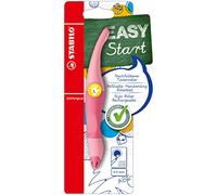 STABILO EASYoriginal Pastel - Penna Roller Ergonomica - per Mancini - Rosa Antico - Cartuccia Blu inclusa