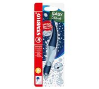 STABILO EASYoriginal - Penna Roller Ergonomica - per Mancini - 3D DreamWorld Edition - Blu - Cartuccia Blu inclusa