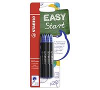 STABILO EASYOriginal refill - Cartuccia per Penna Roller Ergonomica - Pack da 6 - Blu