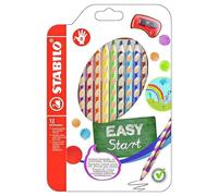 Stabilo Ergonomico Matite Colorate 12 IN Confezione Mano Destra Con Temperino