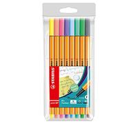 Stabilo Etui da 8 stili Feutres Point 88 Pointe Fine 0,4 mm Pastel Collection
