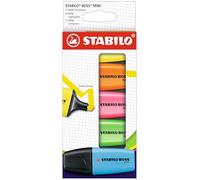 Evidenziatore - STABILO BOSS MINI - Astuccio da 5 - Colori assortiti Standard As