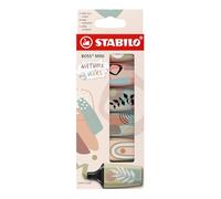 Stabilo BOSS MINI Naturevibes - Evidenziatore - Astuccio da 6 - Colori assortiti