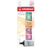 STABILO Evidenziatore BOSS MINI Pastellove 2.0 Punta smussata Astuccio 6 pz Colori assortiti