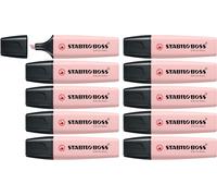 STABILO BOSS ORIGINAL - Evidenziatore - NatureCOLORS Wildflower - Confezione da 10 - Cipria