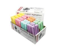 STABILO Evidenziatore BOSS ORIGINAL Pastel – Big BOSS Pack, 48 pezzi, 6 colori assortiti