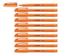 STABILO - Evidenziatore - flash | Confezione da 10, Arancio
