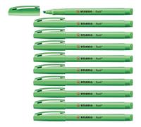 STABILO - Evidenziatore - flash | Confezione da 10, Verde