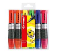 Stabilo LUMINATOR - Evidenziatore - lunga durata e doppio tratto (2 + 5 mm) - Astuccio da 6 - Colori assortiti