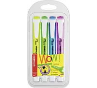 Evidenziatore Swing Cool - punta a scalpello - tratto da 1,0mm e 4,0mm - astuccio 4 colori - Stabilo