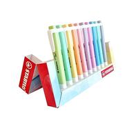 STABILO Evidenziatore Swing Cool Pastel – Desk-Set 10 colori assortiti