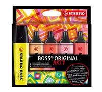 Stabilo Evidenziatori Boss Original Arty set da 5 colori caldi evidenziatore