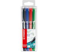ASTUCCIO 4 FINELINER STABILO SENSOR PUNTA 0.3MM COLORI ASSORTITI