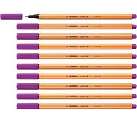 Fineliner - STABILO point 88 - Confezione da 10 - Lilla