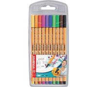Stabilo point 88 - Fineliner - Astuccio da 10 - Special Edition - Colori assortiti