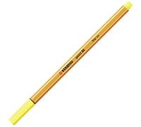 STABILO Fineliner point 88 - Penna singola, giallo limone