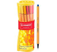 STABILO Fineliner point 88 - Rollerset con 25 Colori assortiti - Fan Edition