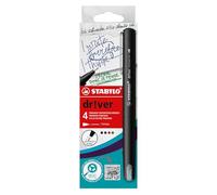 Stabilo dr!ver - Fineliner Premium - Tratto Fine (0,4 mm) - Astuccio da 4 - Verde, Rosso, Blu, Nero