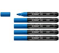 Stabilo FREE Acrylic - Marker acrilico - T300 Punta rotonda 2-3mm - Confezione da 5 - Blu scuro