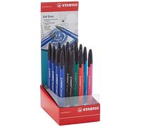 Stabilo Gel Exxx - Penna roller cancellabile, 16 colori assortiti