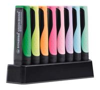 Evidenziatore Stabilo Green Boss - punta a scalpello - tratto 2 - 5mm - colori assortiti - Stabilo - deskset 8 pezzi